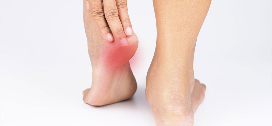 patient experiencing ankle pain and in need of Advanced Joint Pain Relief