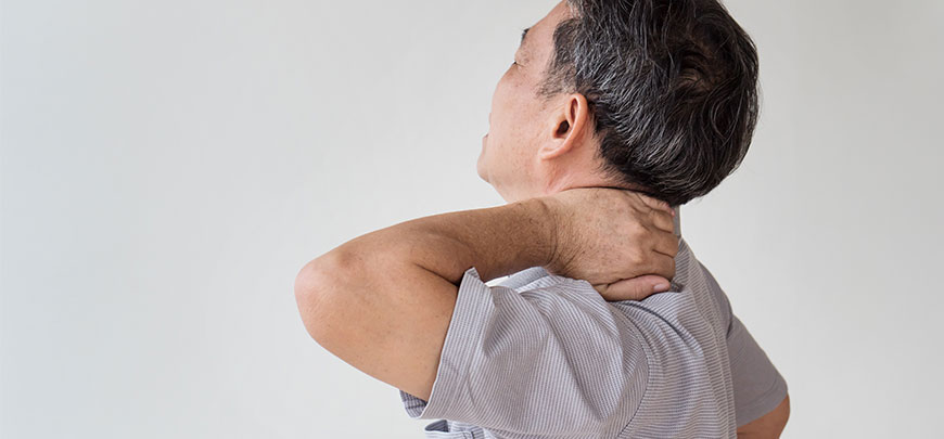 patient experiencing Neck Pain and in need of Advanced Joint Pain Relief
